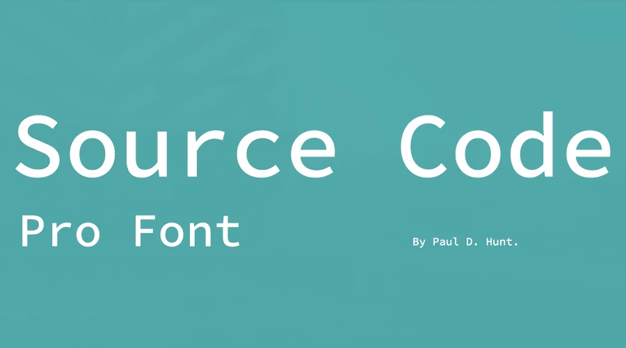 Source Code Pro Font Free Download