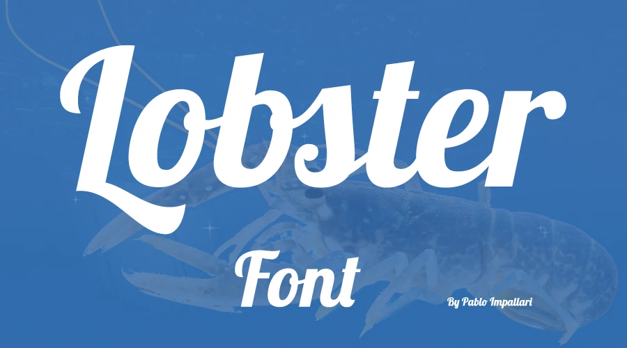 Lobster Font Free Download Dafont Online