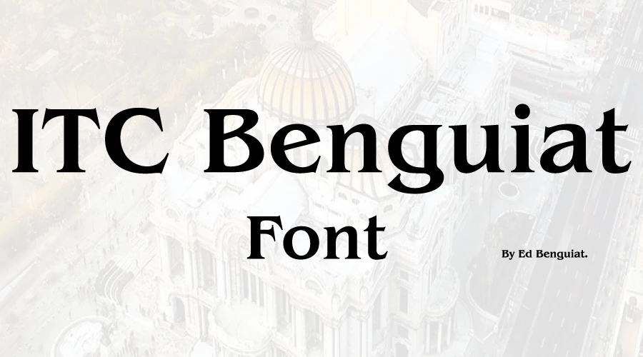 ITC Benguiat Font Free Download